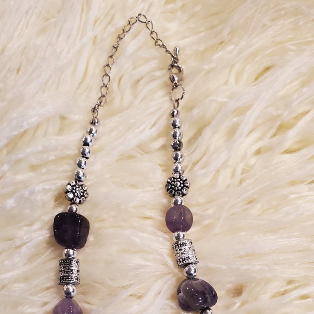 Multi-Gemstone Beaded Handmade Necklace. 🌴 - Picture 10 of 10